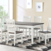 5 piece caylie outlet dining table set