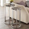 Steve Silver Onyx Nickel Agate Top Nesting Table並行輸入 Steve Silver Onyx Nickel Agate Top Nesting Table並行輸入