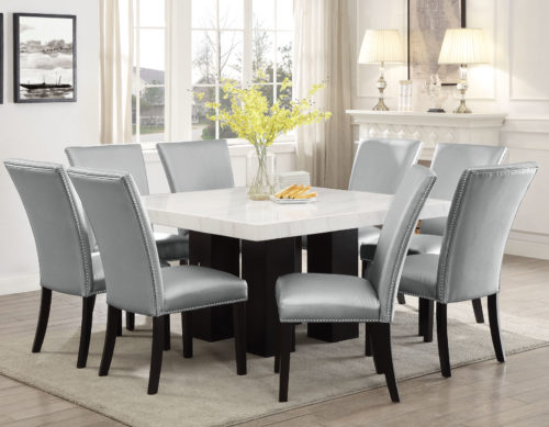 Dining Sets Steve Silver Company, 54 Inch Square Dining Table With 8 Chairs