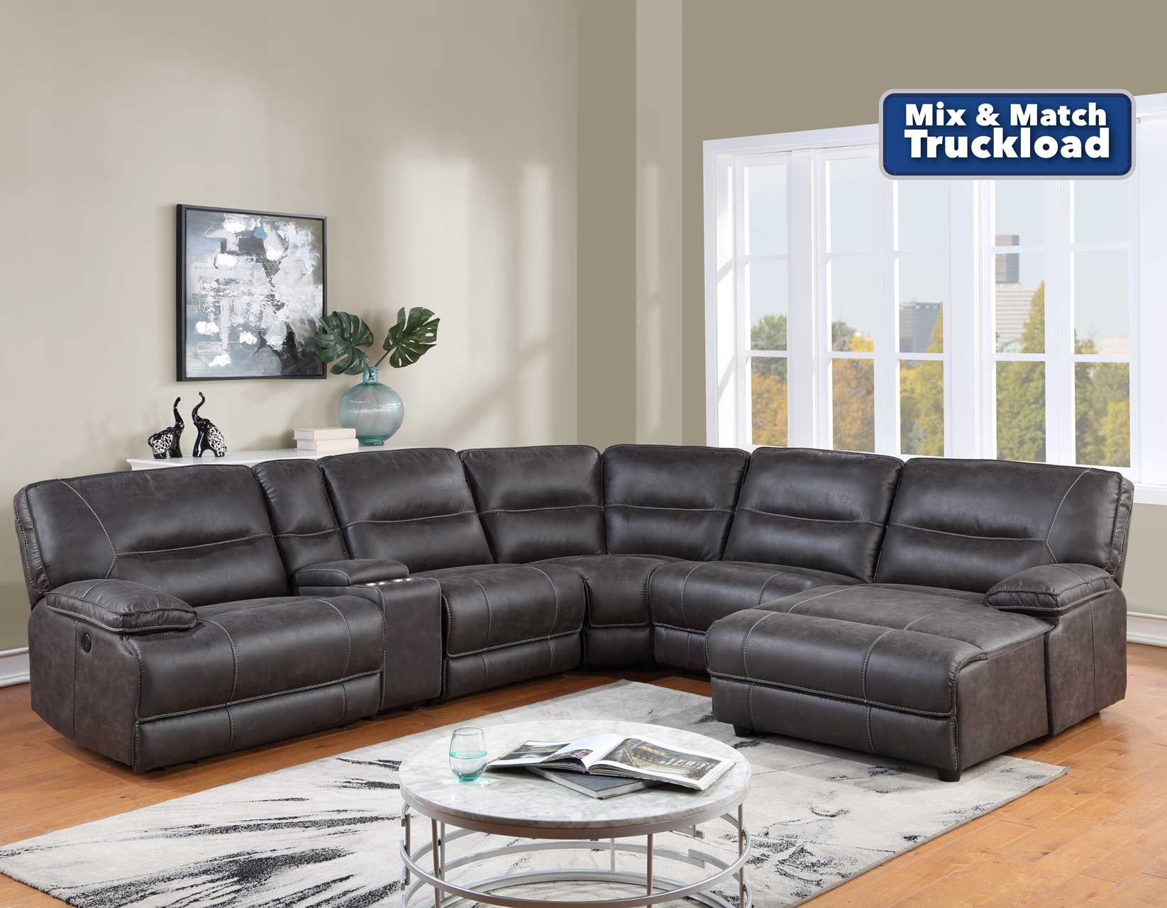 power sectional recliner