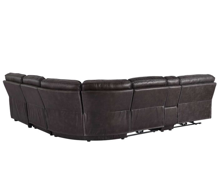 Steve Silver Company Ogden Power Leatherette Reclining Sectional