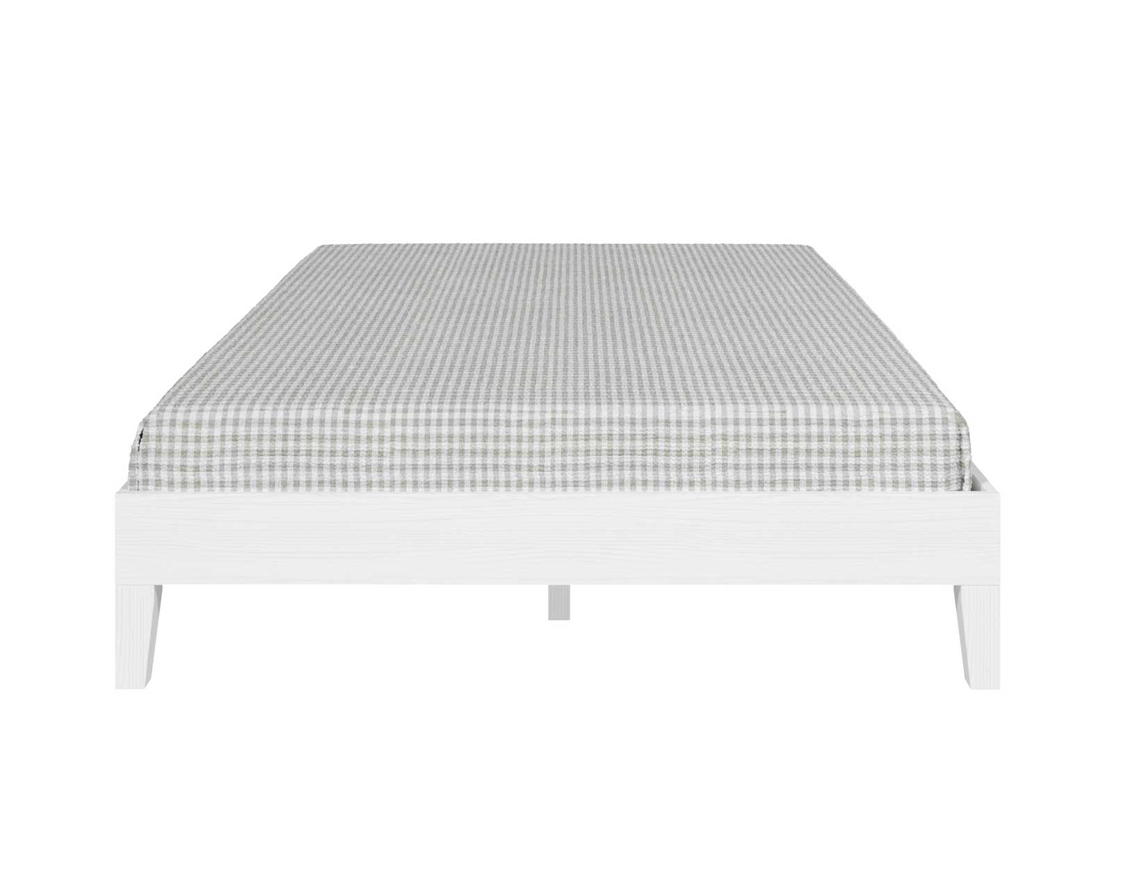 Nix Full Platform Bed, White - Steve Silver Company