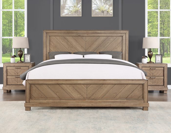 Montana King Bed, Sand