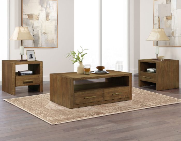 Garland Castered Coffee Table, Toffee Finish - Image 11