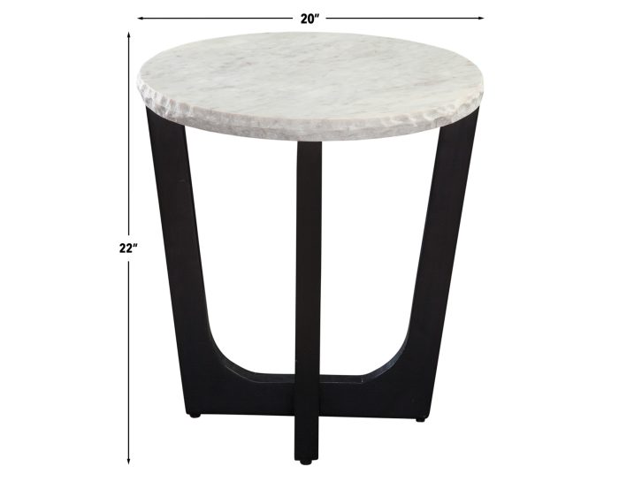 Chrissy 3-Piece Round White Marble Top Table Set - Image 11