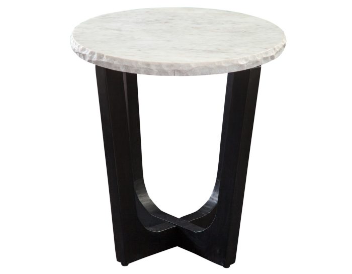 Chrissy 3-Piece Round White Marble Top Table Set - Image 10