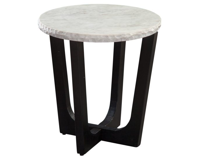 Chrissy 3-Piece Round White Marble Top Table Set - Image 9