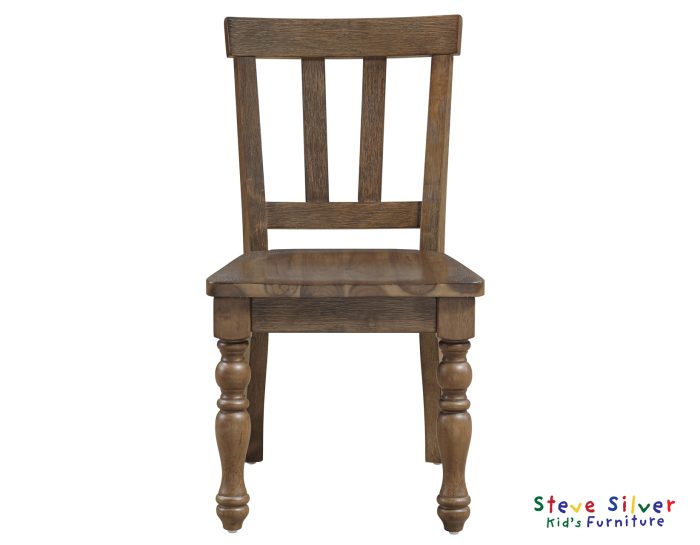 Joanna Kids Solid Wood Side Chair, Mocha - Image 2