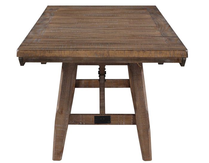 Riverdale Trestle Table with 4 Upholstered Side Chairs - Image 13