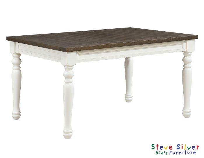 Joanna Kids 5 Piece Dining Set, Ivory and Mocha Finish - Image 9