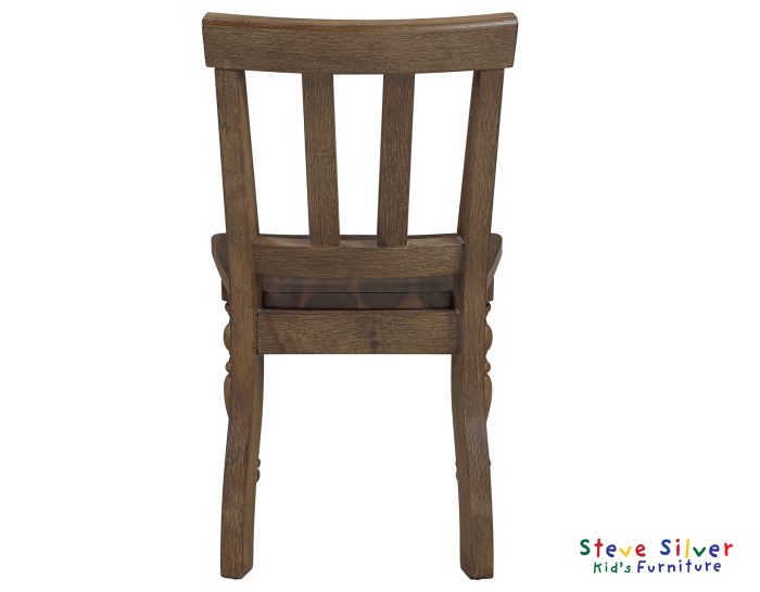 Joanna Kids Solid Wood Side Chair, Mocha - Image 6