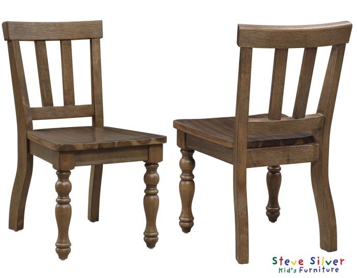 Joanna Kids Solid Wood Side Chair, Mocha - Image 7