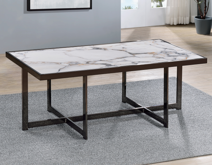Kayley 47.5" Sintered Stone Cocktail Table