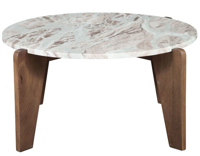 Shavon 3-Piece Solid Toronto Brown Marble Table Se - Image 5