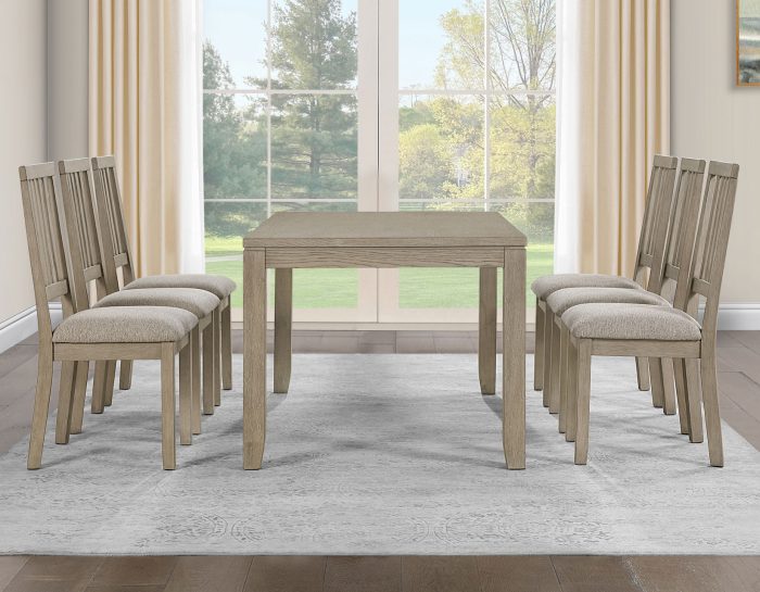 Yorktown 7-Pack Dining Pack, Sand Finish - Image 3