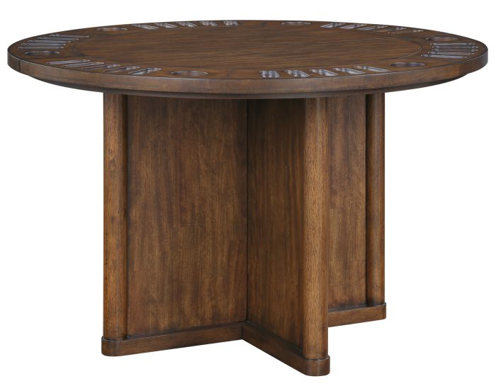 Cambridge 6-Piece Dining Set with Folding Removable Game Top and 4 Side Chairs - Image 7