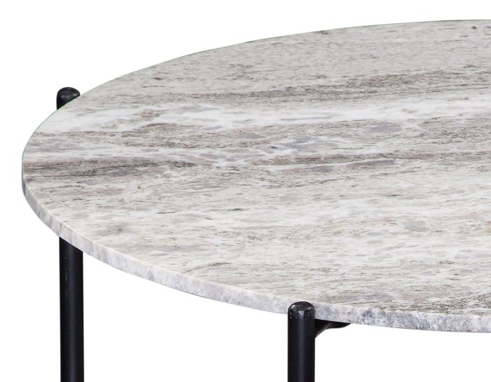 Coleen Sanwar Green Marble 3 Piece Table Set - Image 11