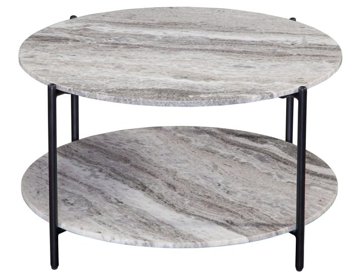 Coleen Sanwar Green Marble 3 Piece Table Set - Image 5