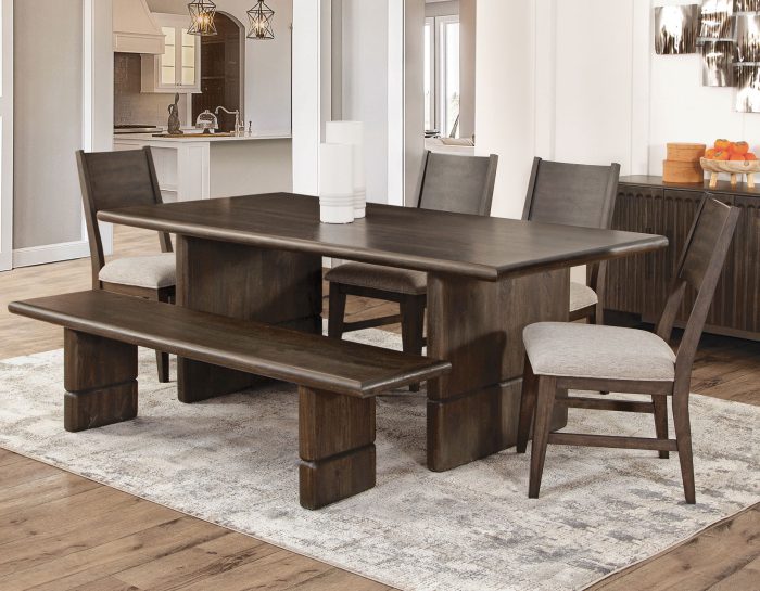 Norvell Solid Wood Bench - Image 4