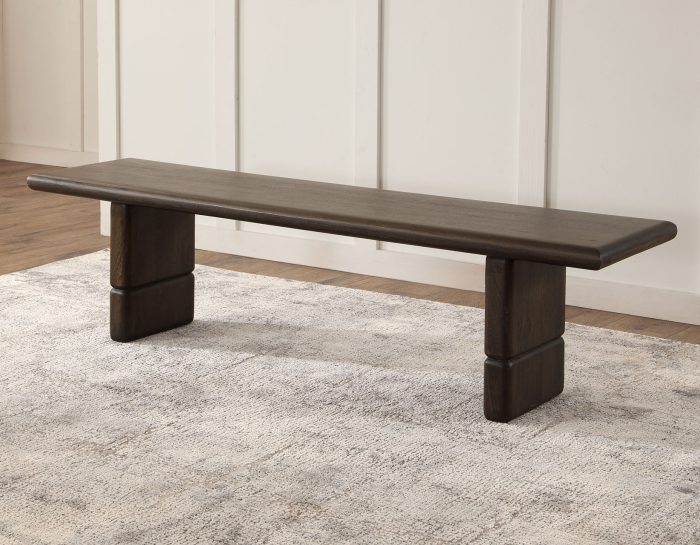 Norvell Solid Wood Bench - Image 3