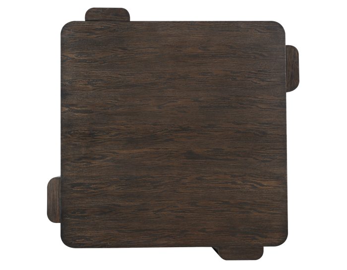 Salina 52.75" Square Coffee Table with Casters - Image 2