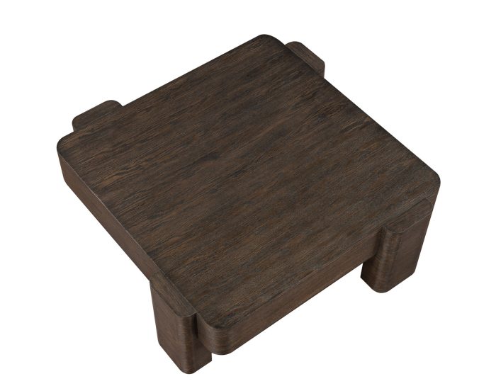 Salina 52.75" Square Coffee Table with Casters - Image 6