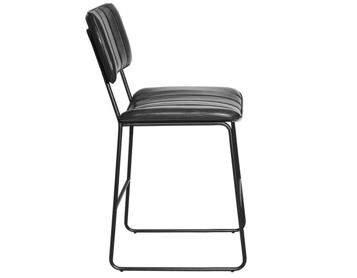 Tribeca 24" Commercial Grade Counter Stool, Black - Image 4