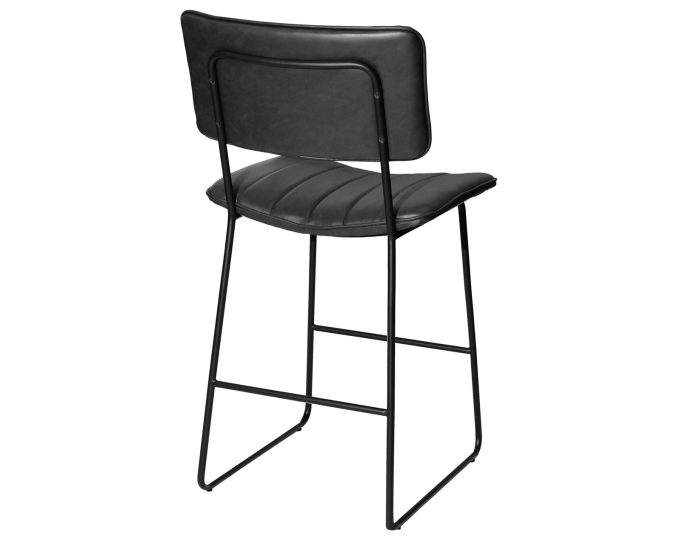 Tribeca 24" Commercial Grade Counter Stool, Black - Image 5