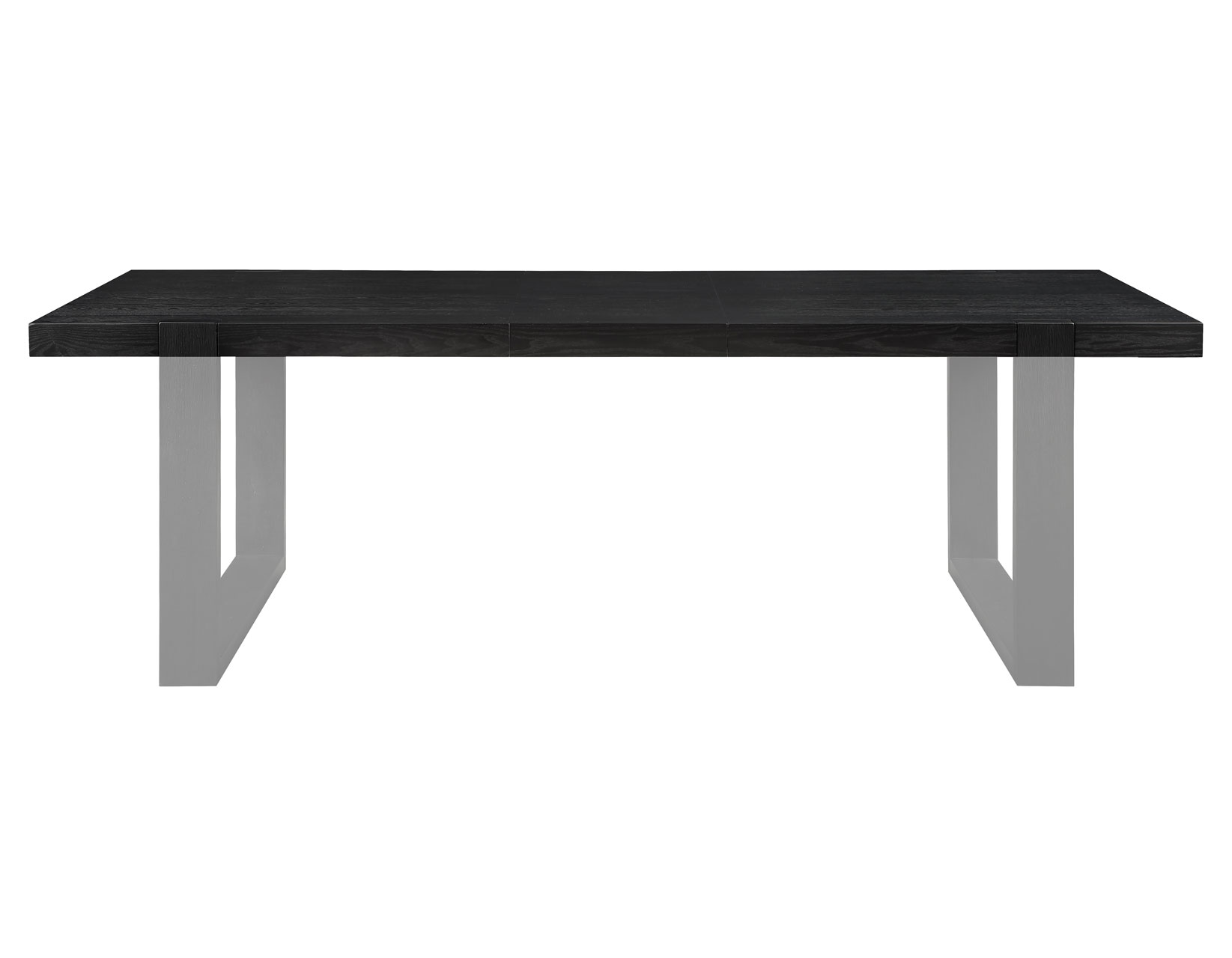 Reid 77-95″ Dining Table Top with 18″ Leaf, Black Finish