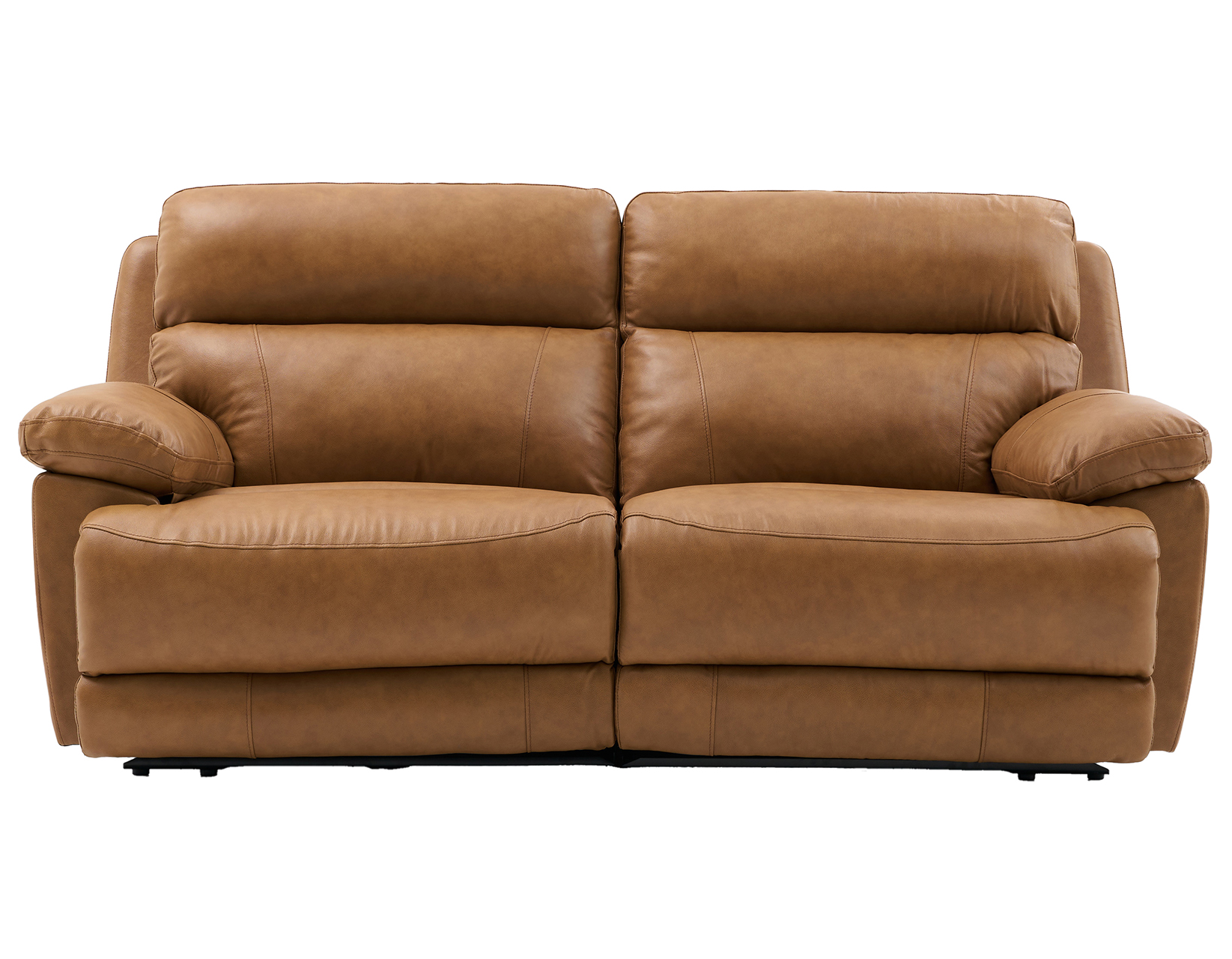 Gatlin Leather Dual-Power 2-Piece Reclining Loveseat
