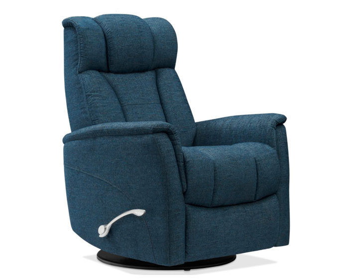 Saxton Manual Swivel Glider Recliner, Dark Teal - Image 2
