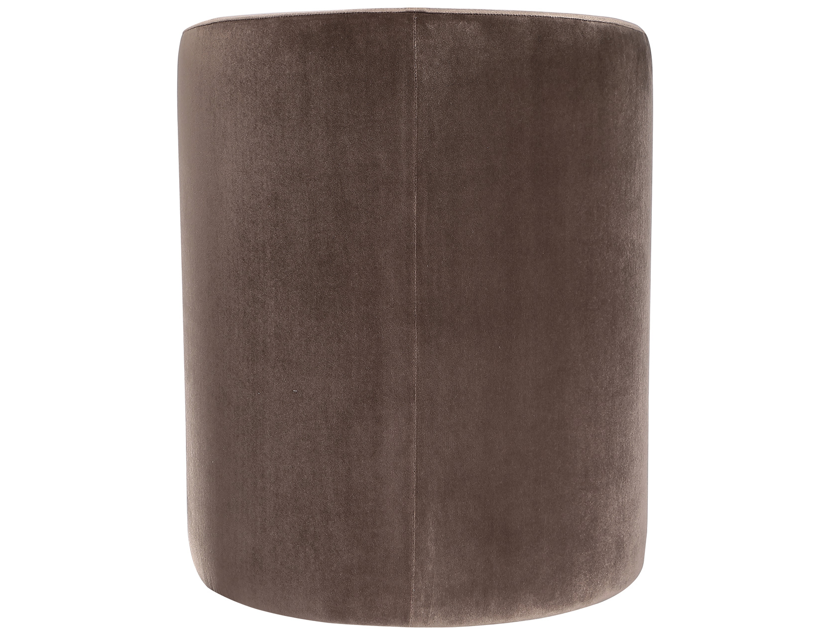 Annie Chocolate Velvet Barrel Chair w/Casters - Image 7