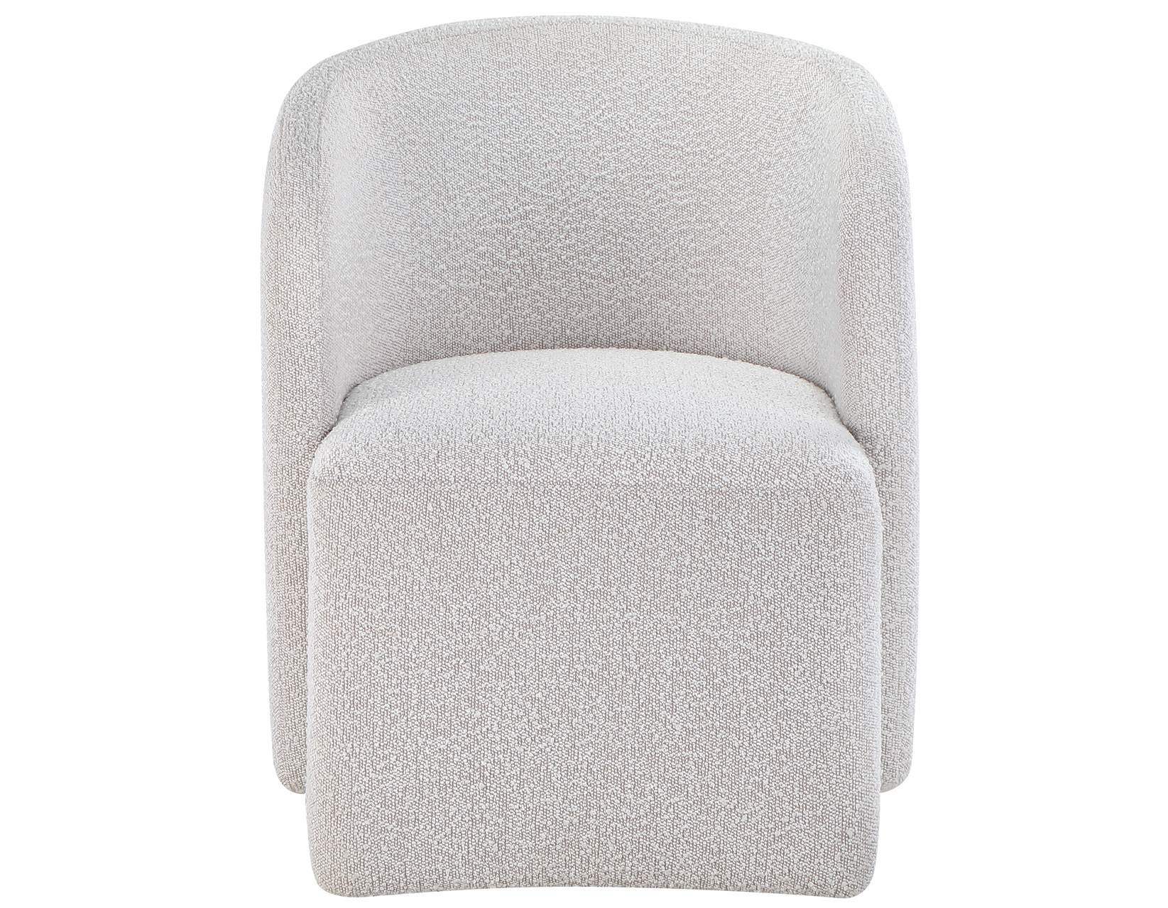 Annie Cotton Barrel Chair w/Casters - Image 2